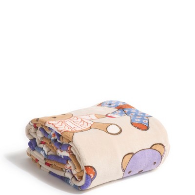 Toasty Teddies Pumice Stone Fleece Throw Blanket
