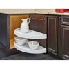 Rev-A-Shelf Polymer Half Moon 2-Tier Lazy Susan Blind Corner Kitchen Cabinet Storage Organizer w/ Pivot & Slide Hardware - 2 of 4