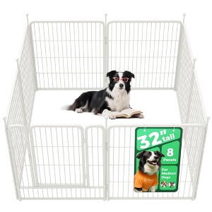 FXW Rollick Dog Playpen for Indoor, Yard, RV Camping, Panels for Puppy and Small Dogs│Patented - 1 of 4