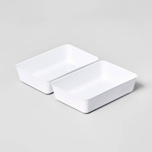 Wave Medium Storage Bin White - Brightroom™