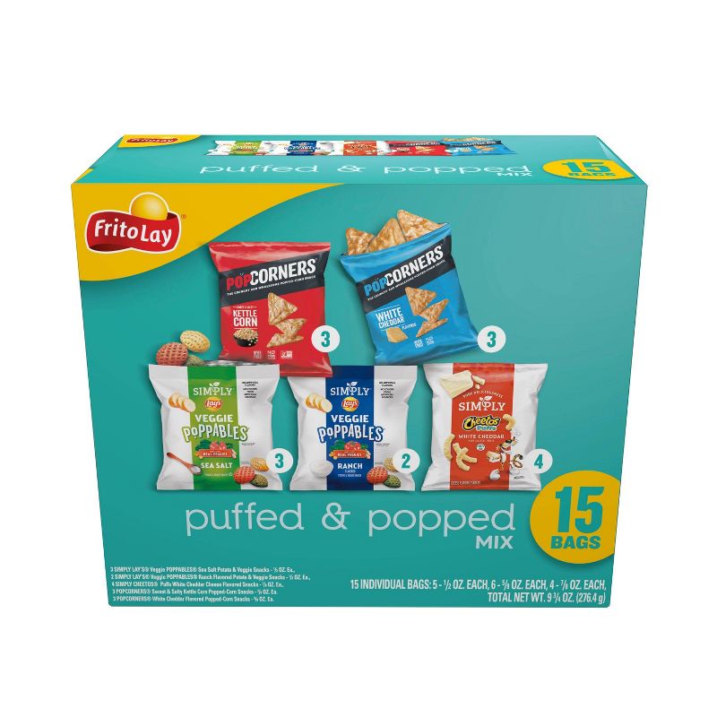 Frito-Lay Puffed &#38; Popped Mix - 9.75oz/15ct, 1 of 5