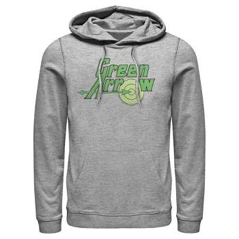 Men's Justice League Classic Arrow Logo Pull Over Hoodie