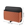 Unique Bargains Auto Trash Can With Lanyard Hanging Front Rear Seats Trash Bin 1 Pc - 3 of 4