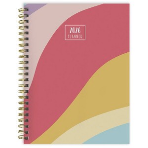 TF Publishing 8"x6.5" 2026 Color Wave Medium Weekly Monthly Planner - 1 of 4