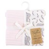 Touched by Nature Baby Girl Organic Cotton Toddler Pillowcase, Girl Elephant, One Size - 2 of 2