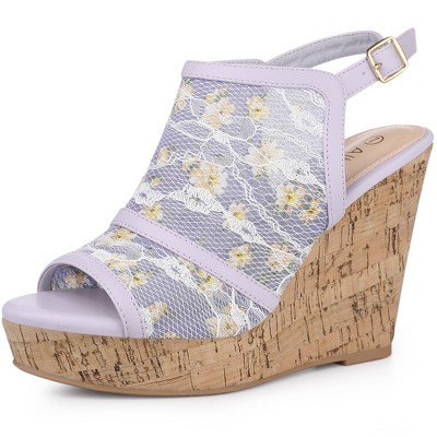 Lavender wedges hot sale