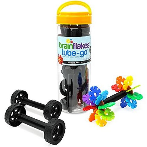 Brain Flakes Tube Go Wheels Axles 8 sets