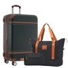 Vynxaria 24" Vintage Hardshell Luggage Set: Lightweight with Double Spinner Wheels, TSA Lock + Bags - 2 of 4