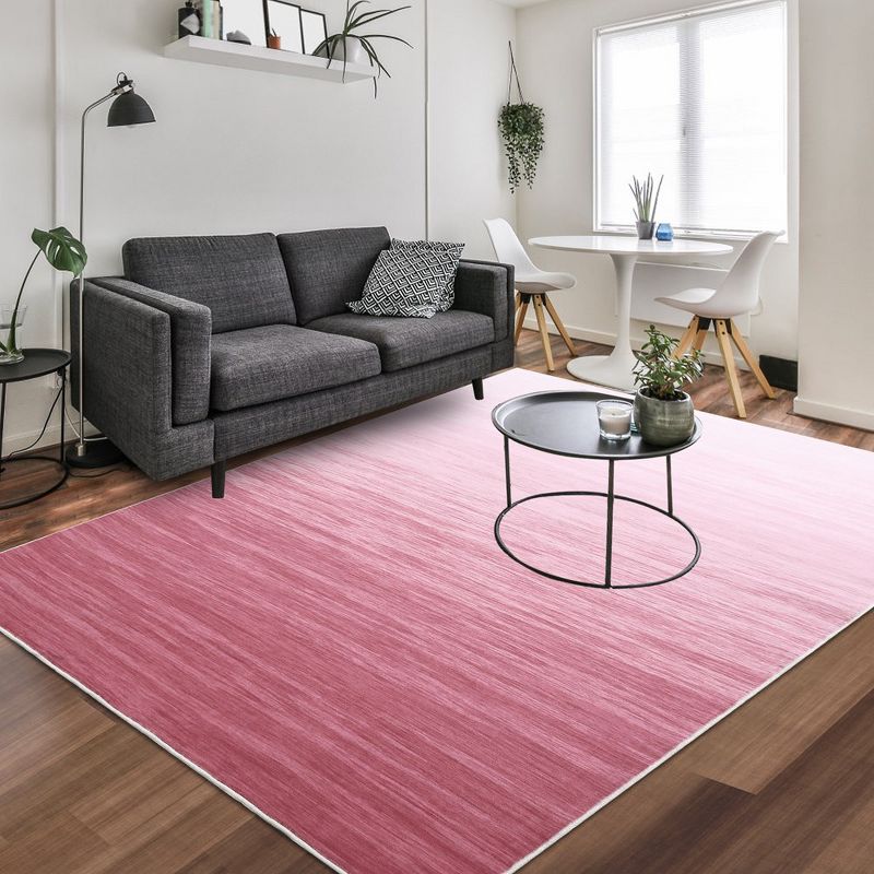 Modern Ombre Area Rug Indoor Gradient Floor Cover Foldable Thin Washable Rug, 2 of 9