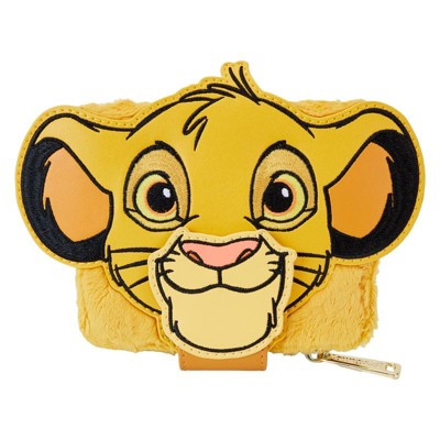 Loungefly The Lion King Exclusive 30th Anniversary Simba Plush Flap Wallet