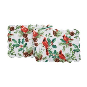 C&F Home Delwyn Cardinal Table Runner - 1 of 4