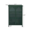 Metal Display Cabinet,Storage Cabinet With Two Glass Doors,Sideboard Cabinet,Display Cabinet For Dining Room,Living Room-Cuddlewood - 4 of 4