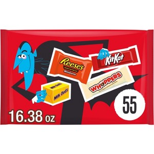 HERSHEY'S Chocolate Assorted Halloween Candy Miniatures - 16.38oz/55pc - 1 of 4