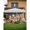10'x10' pop-up tent with 210 D Oxford fabric, portable instant commercial tent, includes 3 sidewalls - 4 of 4