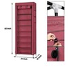 Shoe Rack Closet, 9 Tier Shoe Rack Organizer - Portable Row Shoe Rack Shelf Cabinet Tower for Closet with Nonwoven Fabric Cover (Red Wine) - 2 of 4