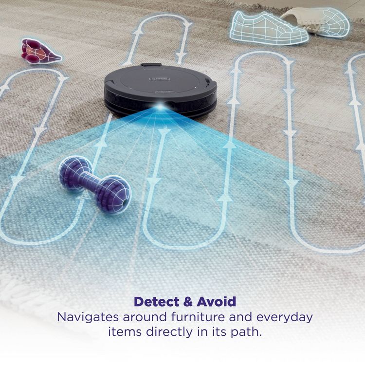 Shark Navigator Cordless Robot Vacuum with SmartPath Navigation and Self-Cleaning Brushroll RV2110 Gray, 6 of 9