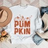 Simply Sage Market Pumpkin Distressed Sweatshirt - 3 of 4