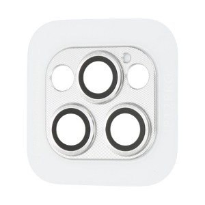 Unique Bargains Cell Phone Camera Cover 5H Glossy Camera Protector for IPhone12 Pro Glass Silver Tone 1Pcs - 1 of 4