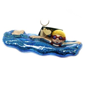 Old World Christmas 1.75 In Swimming Goggles Water Beach Tree Ornaments - 1 of 3