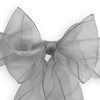 Lann's Linens 100-Pack Elegant Organza Chair Cover Sashes for Wedding, Banquet - 2 of 3