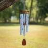 Woodstock Windchimes Decor Chime Sky Blue Marble, Wind Chimes For Outside, Wind Chimes For Garden, Patio, and Outdoor Decor, 24"L - 2 of 4