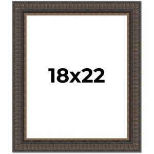 PosterPalooza | Museum Brown Picture Frame - UV Acrylic, Foam Board Backing, Hanging Hardware - 1 of 4