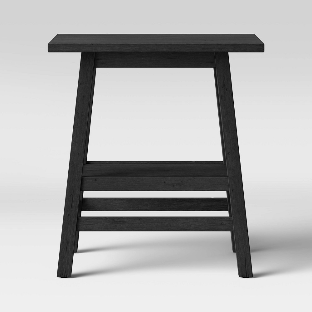 Photos - Coffee Table Haverhill Wood End Table Black - Threshold™