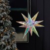 Christmas Prismatic Iridescent Christmas  Explosion Star 16", LED lights - 2 of 4