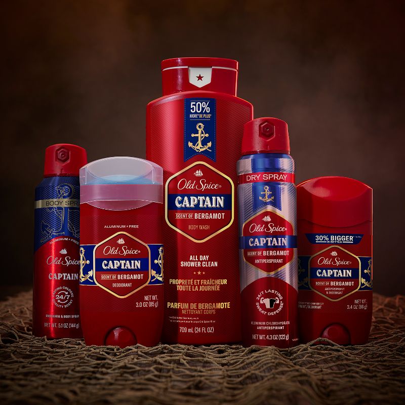 Old Spice Men&#39;s Red Collection Captain Body Wash - Scented - 24 fl oz, 5 of 9
