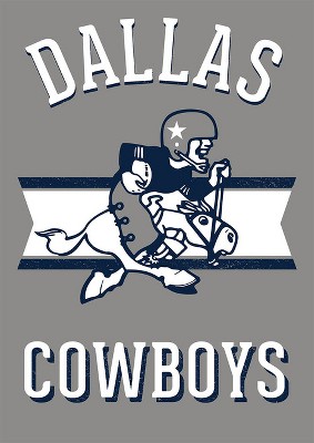 Dallas Cowboys Vintage Linen Garden Flag Dallas Cowboys