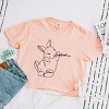 Simply Sage Market Hand Drawn Bunny Boxy Crop Top - 2 of 4