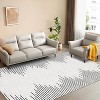 Living room bedroom carpet,diamond striped area carpet, modern office carpet,striped farmhouse carpet - 4 of 4