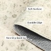 Acekool 10x13 Vintage Medallion Washable Area Rug, Extra Large Non-Slip Distressed Floral Carpet, Stain Resistant for Living Room, Bedroom, Grey - 3 of 4