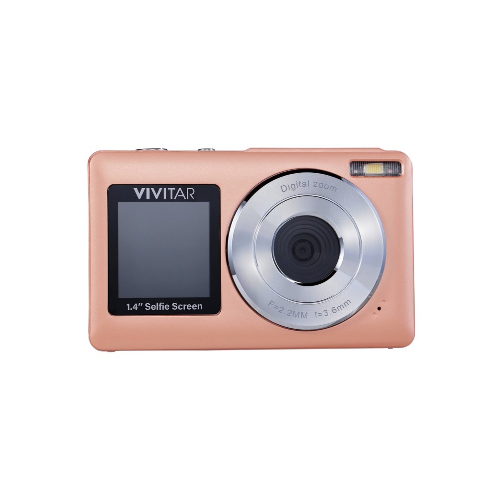 Vivitar SnapShot Duo Digital Camera - Coral