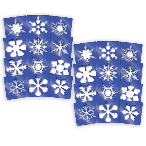 Roylco® Super Snowflake Stencils, 12 Per Pack, 2 Packs - image 1 of 4