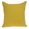 Parkland Collection,Ziglar Contemporary White Pillow Cover With Poly Insert - 2 of 4