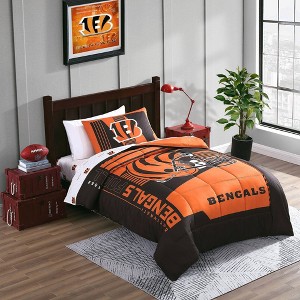 NFL Cincinnati Bengals Status Bed In A Bag Sheet Set - Twin - 1 of 1