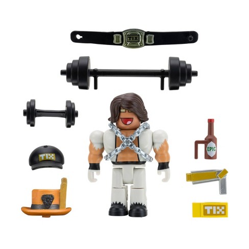 Roblox Avatar Shop Series Collection Tix Flex And Epic Pecs Figure Pack Includes Exclusive Virtual Item Target - fitness center jogo roblox