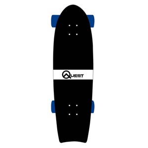 Quest Boards 32" Cruiser Skateboard - Light Yellow - 1 of 3