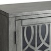 Elm Lane Pendleton 36" Wide Gray Wood 2-Shelf Decorative Cabinet - 3 of 4