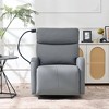 KTMBDW Rocking Chair Nursery, Electric Glider Recliner Nursing Chair for Breastfeeding, Power Swivel Recliner Chairs with USB Port, Adjustable Mounts - 4 of 4