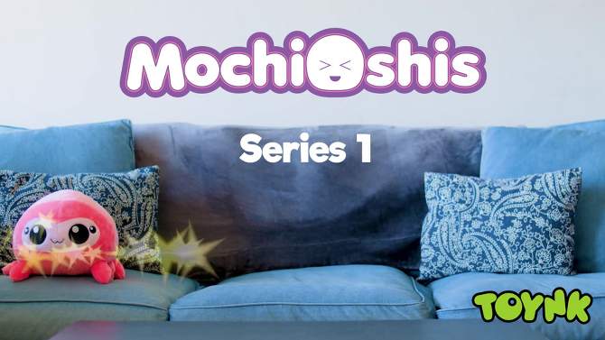 Toynk MochiOshis 12-Inch Character Plush Toy Animal Pink Octopus | Izumi Inkyoshi, 2 of 8, play video