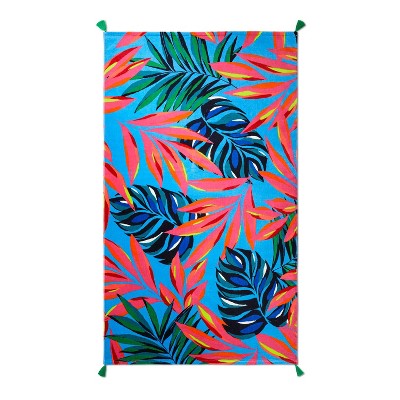 Tropical Printed Beach Towel - Tabitha Brown for Target