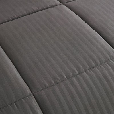 Gray Queen Down Alternative Microfiber 8-Piece Bedding Set