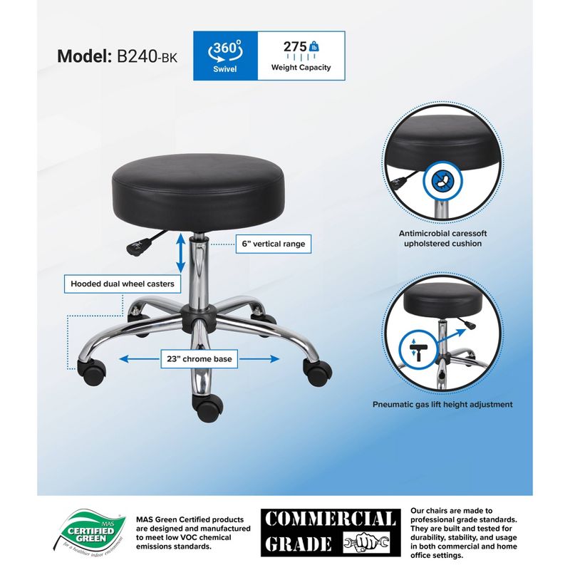 Medical Stool - Boss Office Products, 5 of 6