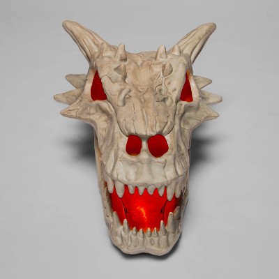 Lit Dragon Skull Halloween Decorative Prop - Hyde & EEK! Boutique™