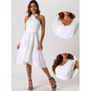 Allegra K Women's Sleeveless Fit and Flare Midi Dresses - 2 of 4