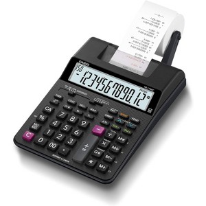 Casio HR-170RC Printing Calculator – 12-Digit, 2-Color Print for Accounting & Tax Work - 1 of 3