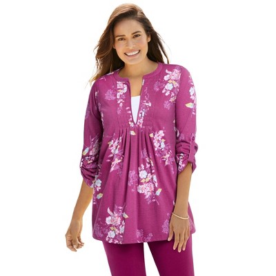 Woman Within 7-Day Layered-Look Tunic