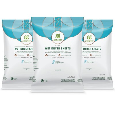 Grab Green Wet Dryer Sheets